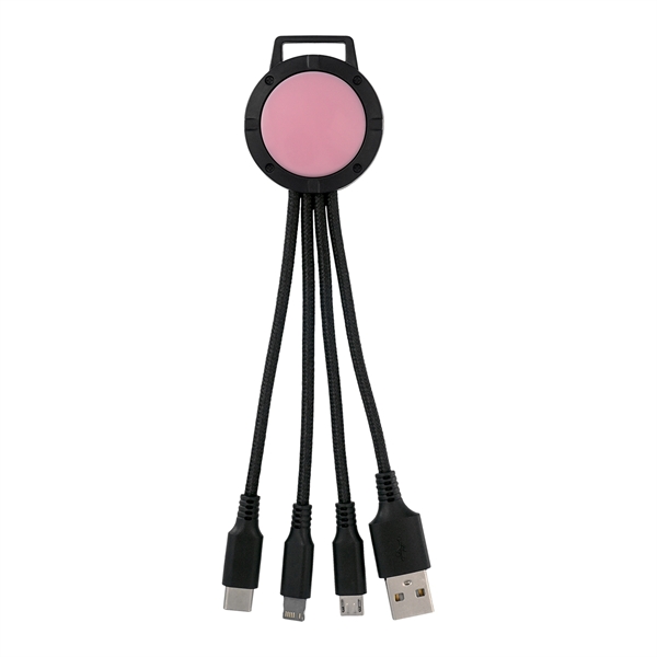 TWO TONE 3-IN-1 CHARGING CABLE... from ASI 30208 A P Specialties / AP Specialties