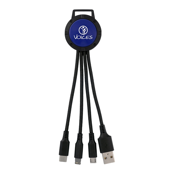 TWO TONE 3-IN-1 CHARGING CABLE... from ASI 30208 A P Specialties / AP Specialties