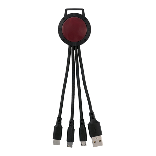 TWO TONE 3-IN-1 CHARGING CABLE... from ASI 30208 A P Specialties / AP Specialties