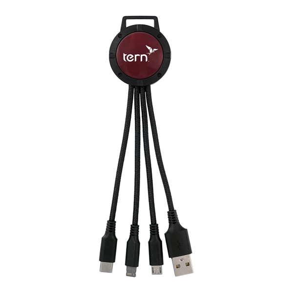 TWO TONE 3-IN-1 CHARGING CABLE... from ASI 30208 A P Specialties / AP Specialties