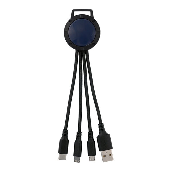 TWO TONE 3-IN-1 CHARGING CABLE... from ASI 30208 A P Specialties / AP Specialties