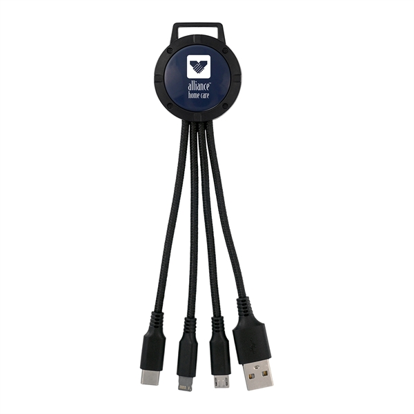 TWO TONE 3-IN-1 CHARGING CABLE... from ASI 30208 A P Specialties / AP Specialties