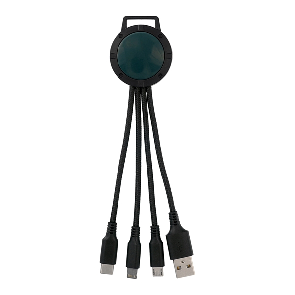 TWO TONE 3-IN-1 CHARGING CABLE... from ASI 30208 A P Specialties / AP Specialties