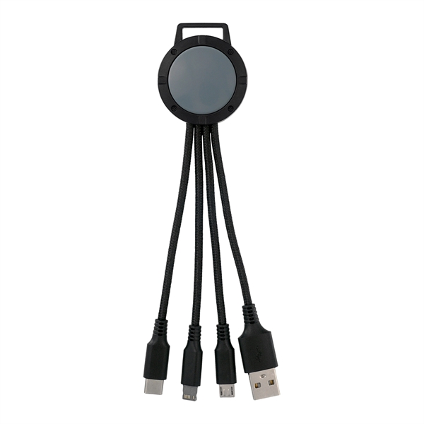 TWO TONE 3-IN-1 CHARGING CABLE... from ASI 30208 A P Specialties / AP Specialties
