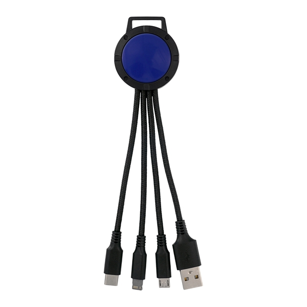 TWO TONE 3-IN-1 CHARGING CABLE... from ASI 30208 A P Specialties / AP Specialties