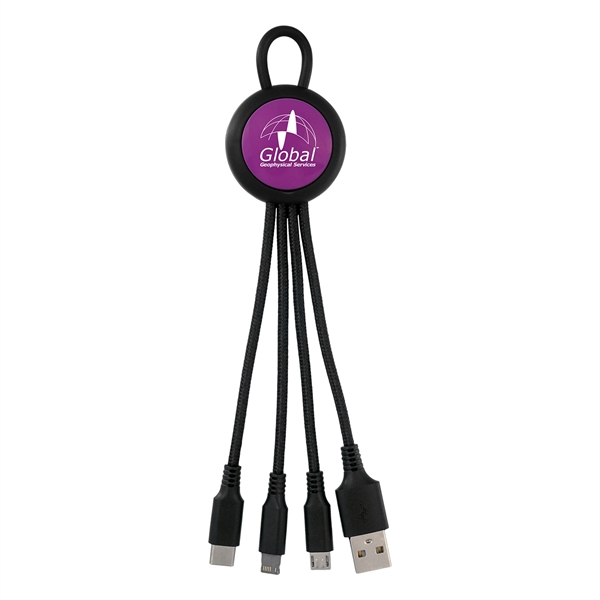 VIVID LOOP 3-IN-1 CHARGING CABLE... from ASI 30208 A P Specialties / AP Specialties