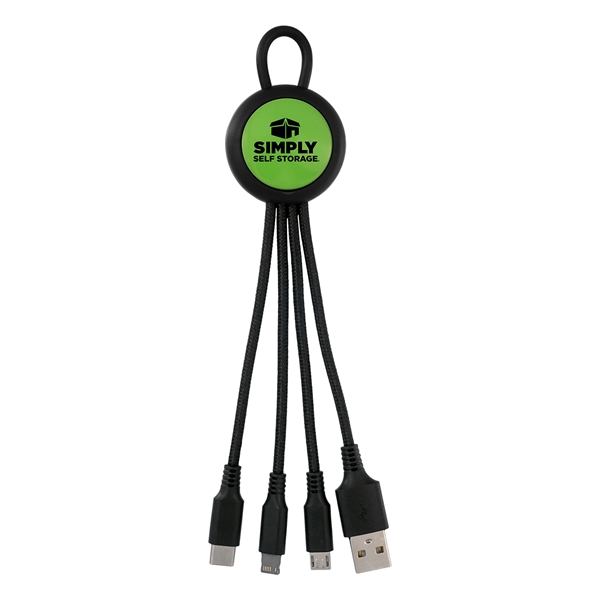 VIVID LOOP 3-IN-1 CHARGING CABLE... from ASI 30208 A P Specialties / AP Specialties