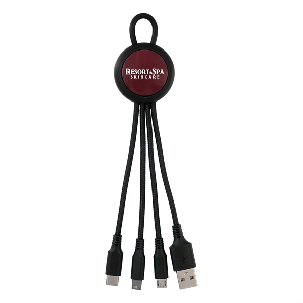 VIVID LOOP 3-IN-1 CHARGING CABLE... from ASI 30208 A P Specialties / AP Specialties