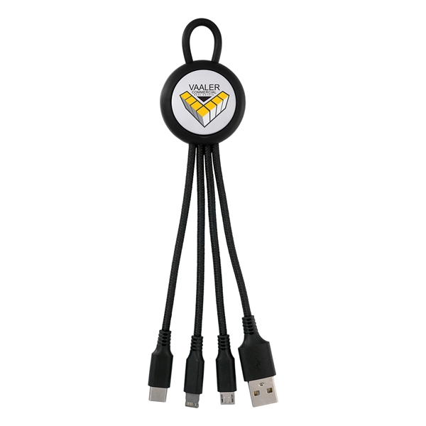 VIVID LOOP 3-IN-1 CHARGING CABLE... from ASI 30208 A P Specialties / AP Specialties