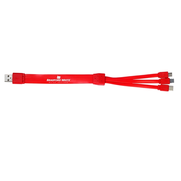 3-Way Noodle Charging Cable... from ASI 30208 A P Specialties / AP Specialties