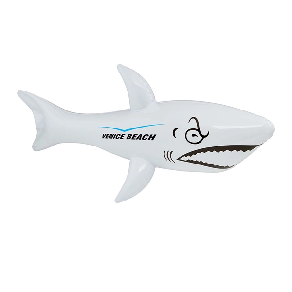 Inflatable 23" shark in red, white or blue.... from ASI 63549 Jornik Manufacturing Corp / Jornik