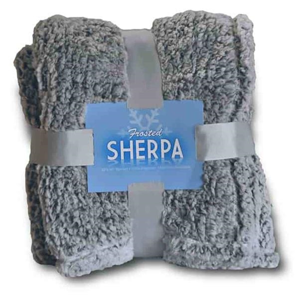 Frost Sherpa blanket with a concealed zipper seam and an upscale... from ASI 90859 Tempo Industries Inc