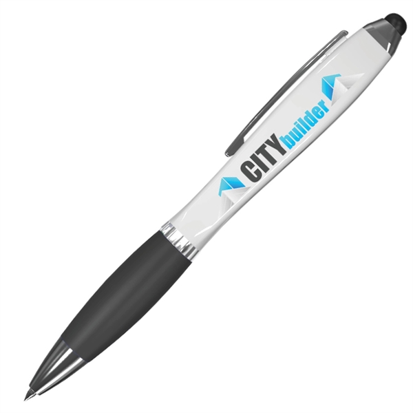 Twist-action pen with a 4-sided, curvaceous hourglass design, a comfortable grip,... from ASI 90859 Tempo Industries Inc / Tempoline