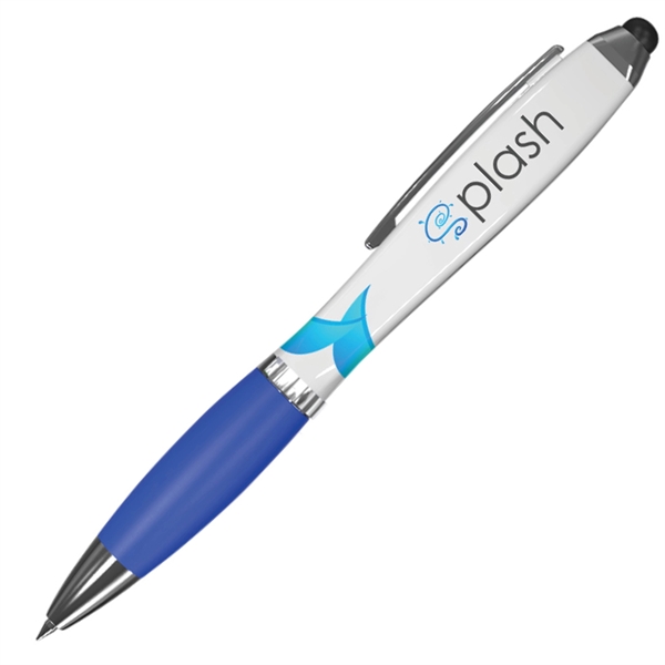 Twist-action pen with a 4-sided, curvaceous hourglass design, a comfortable grip,... from ASI 90859 Tempo Industries Inc / Tempoline