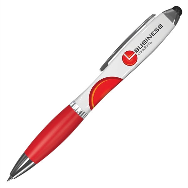 Twist-action pen with a 4-sided, curvaceous hourglass design, a comfortable grip,... from ASI 90859 Tempo Industries Inc / Tempoline