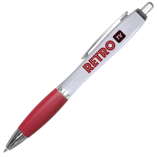 Click-action Zen pen with a curvaceous, hourglass shape, comfortable grip, and... from ASI 90859 Tempo Industries Inc