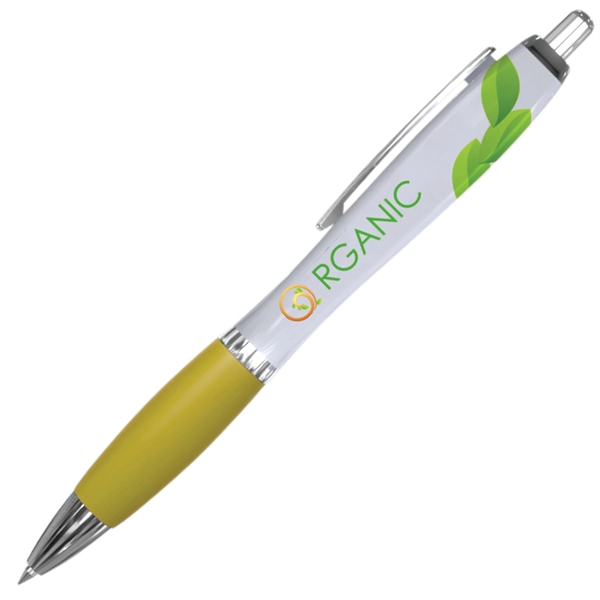 Click-action Zen pen with a curvaceous, hourglass shape, comfortable grip, and... from ASI 90859 Tempo Industries Inc
