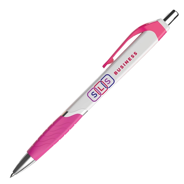 Click-action squared Propic pen with four large sides for showcasing your... from ASI 90859 Tempo Industries Inc