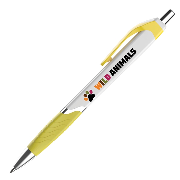 Click-action squared Propic pen with four large sides for showcasing your... from ASI 90859 Tempo Industries Inc