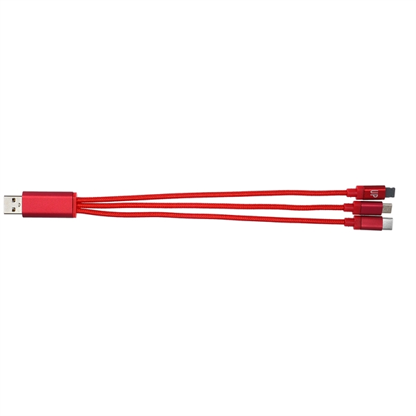 Metallic 3 in 1 Charging Cable... from ASI 30208 A P Specialties / AP Specialties