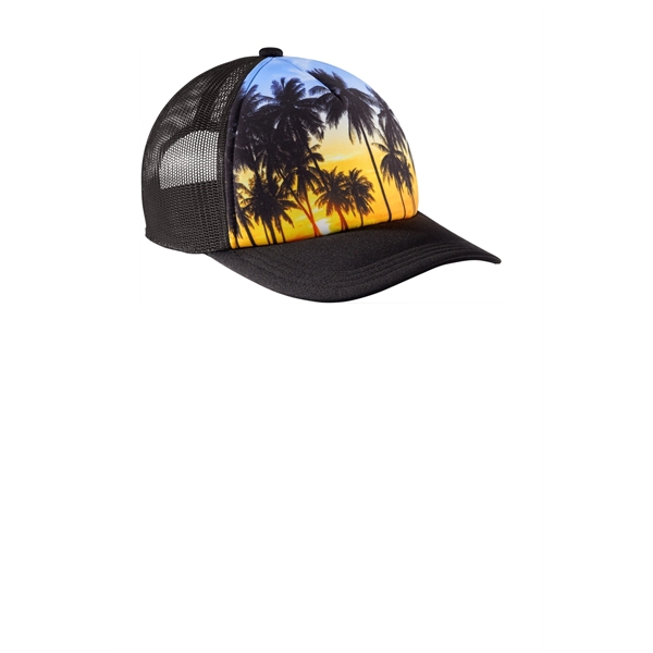 Port Authority Photo Real Snapback Trucker Cap... from ASI 84863 SanMar