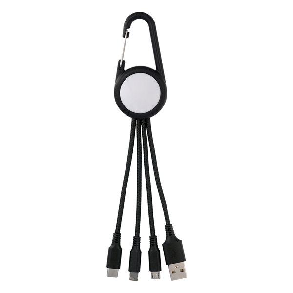 COLORFUL 3-IN-1 CARABINER CHARGING CABLE... from ASI 30208 A P Specialties / AP Specialties