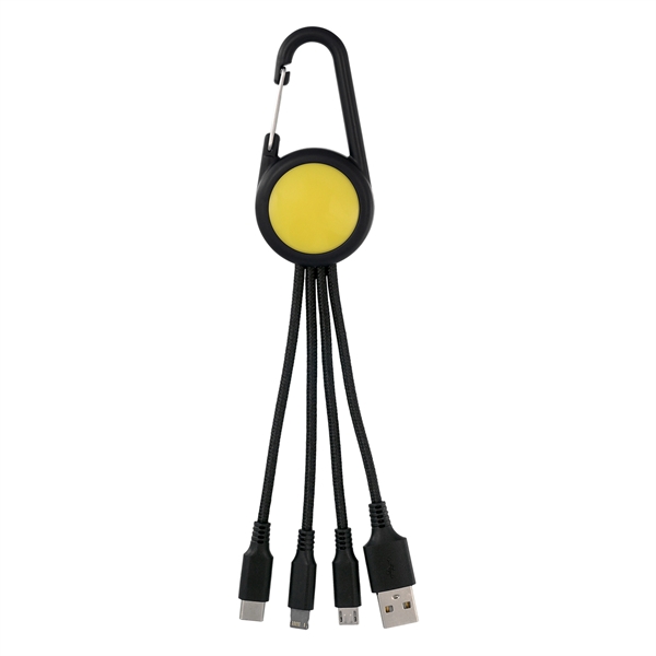 COLORFUL 3-IN-1 CARABINER CHARGING CABLE... from ASI 30208 A P Specialties / AP Specialties