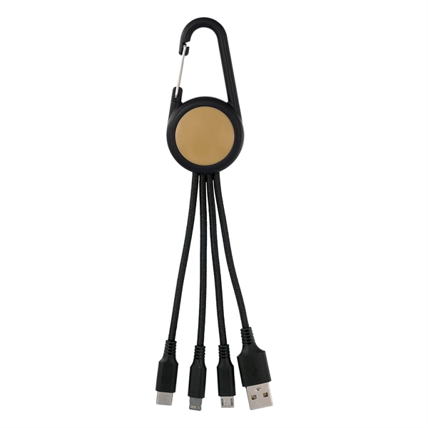 COLORFUL 3-IN-1 CARABINER CHARGING CABLE... from ASI 30208 A P Specialties / AP Specialties