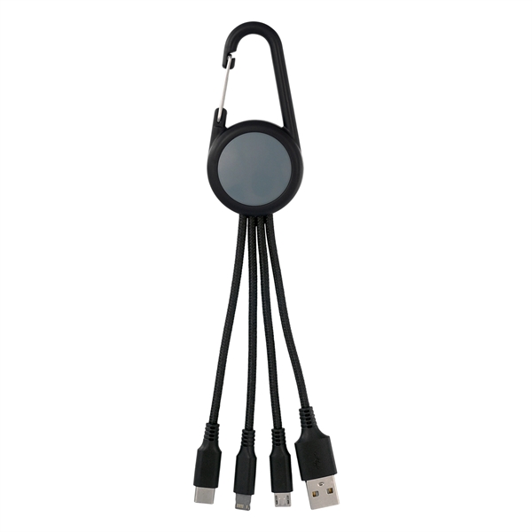 COLORFUL 3-IN-1 CARABINER CHARGING CABLE... from ASI 30208 A P Specialties / AP Specialties