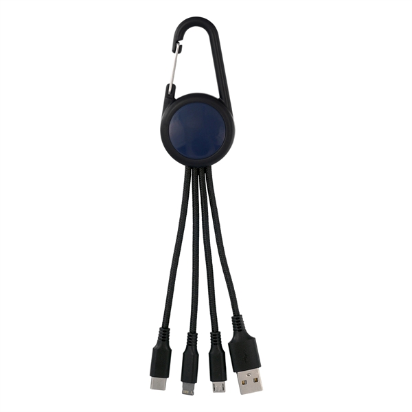 COLORFUL 3-IN-1 CARABINER CHARGING CABLE... from ASI 30208 A P Specialties / AP Specialties