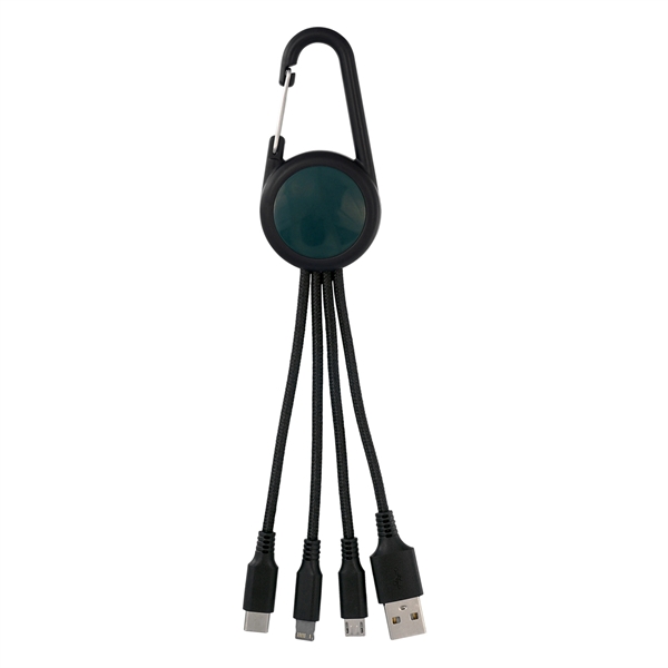 COLORFUL 3-IN-1 CARABINER CHARGING CABLE... from ASI 30208 A P Specialties / AP Specialties