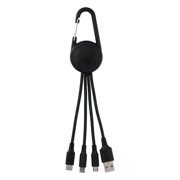 COLORFUL 3-IN-1 CARABINER CHARGING CABLE... from ASI 30208 A P Specialties / AP Specialties