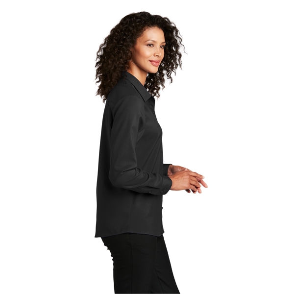 Port Authority Ladies Long Sleeve Performance Staff Shirt... from ASI 84863 SanMar