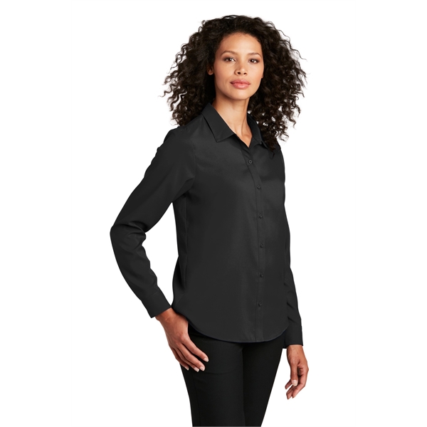 Port Authority Ladies Long Sleeve Performance Staff Shirt... from ASI 84863 SanMar