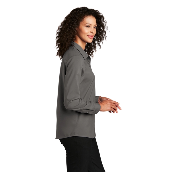 Port Authority Ladies Long Sleeve Performance Staff Shirt... from ASI 84863 SanMar