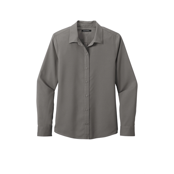 Port Authority Ladies Long Sleeve Performance Staff Shirt... from ASI 84863 SanMar