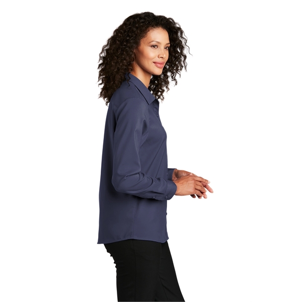 Port Authority Ladies Long Sleeve Performance Staff Shirt... from ASI 84863 SanMar