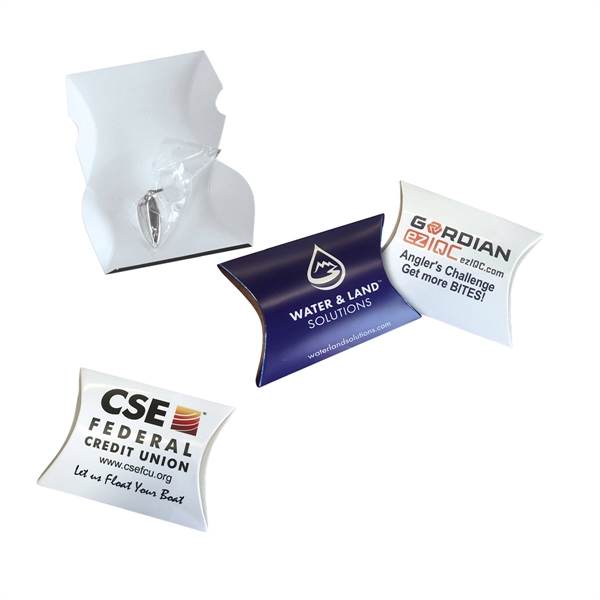 Mini spoon fishing lure in pillow gift box.... from ASI 63549 Jornik Manufacturing Corp