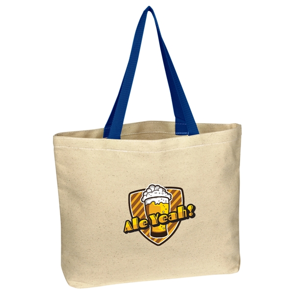 Natural Cotton Canvas Tote Bag.  8 oz. Canvas.  20"... from ASI 61125 Hit Promotional Products / Hit®