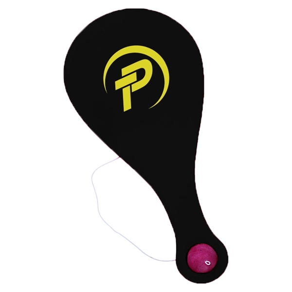 10 1/2" plastic paddle ball game in assorted colors.... from ASI 63549 Jornik Manufacturing Corp / Jornik