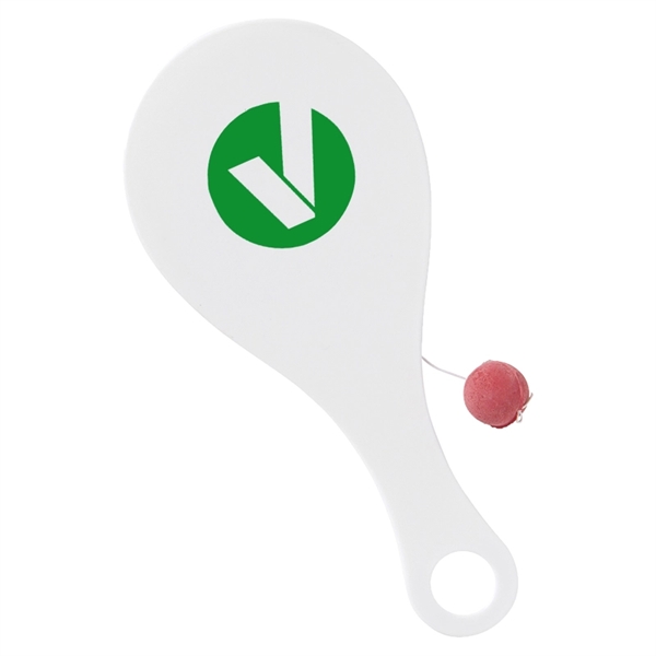 10 1/2" plastic paddle ball game in assorted colors.... from ASI 63549 Jornik Manufacturing Corp / Jornik