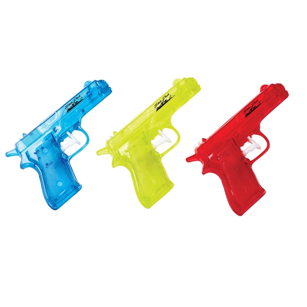 6" plastic water pistol in assorted colors.... from ASI 63549 Jornik Manufacturing Corp / Jornik