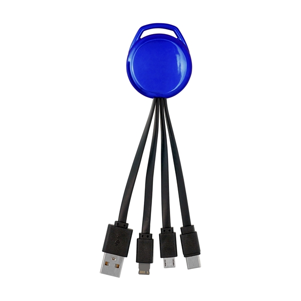METALLIC VIVID 3-IN-1 CHARGING CABLE... from ASI 30208 A P Specialties / AP Specialties