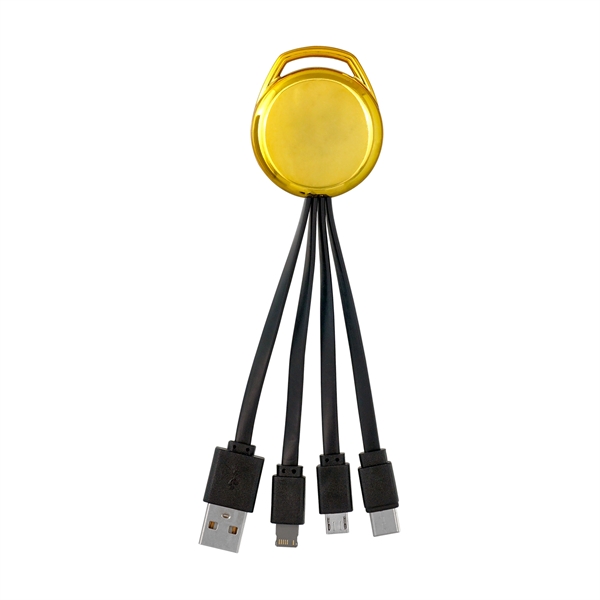 METALLIC VIVID 3-IN-1 CHARGING CABLE... from ASI 30208 A P Specialties / AP Specialties