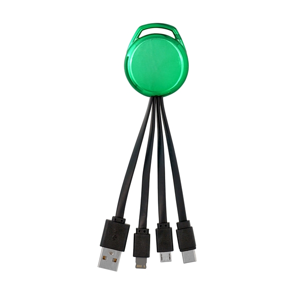 METALLIC VIVID 3-IN-1 CHARGING CABLE... from ASI 30208 A P Specialties / AP Specialties