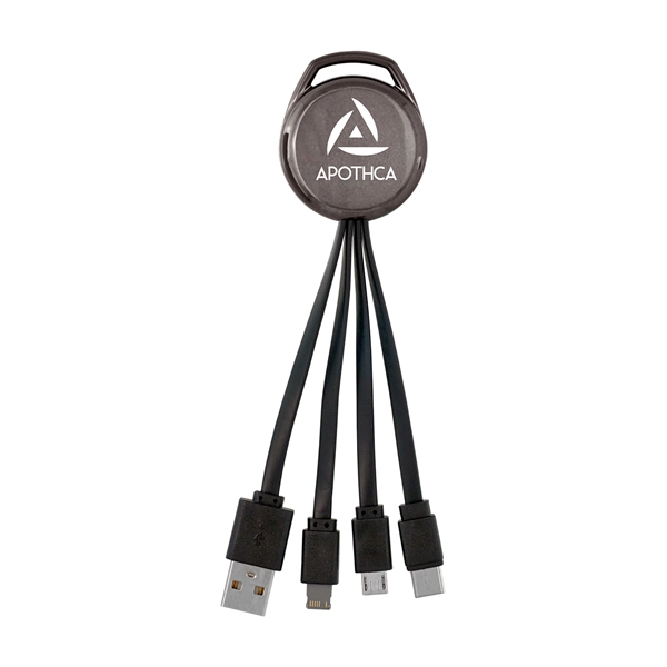 METALLIC VIVID 3-IN-1 CHARGING CABLE... from ASI 30208 A P Specialties / AP Specialties