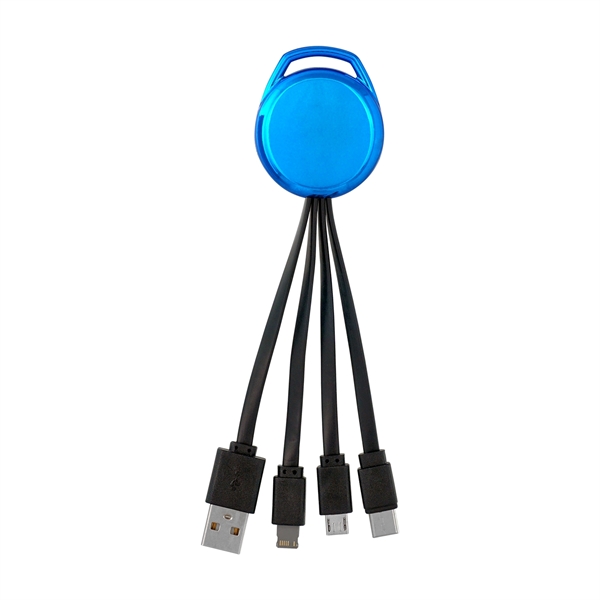 METALLIC VIVID 3-IN-1 CHARGING CABLE... from ASI 30208 A P Specialties / AP Specialties