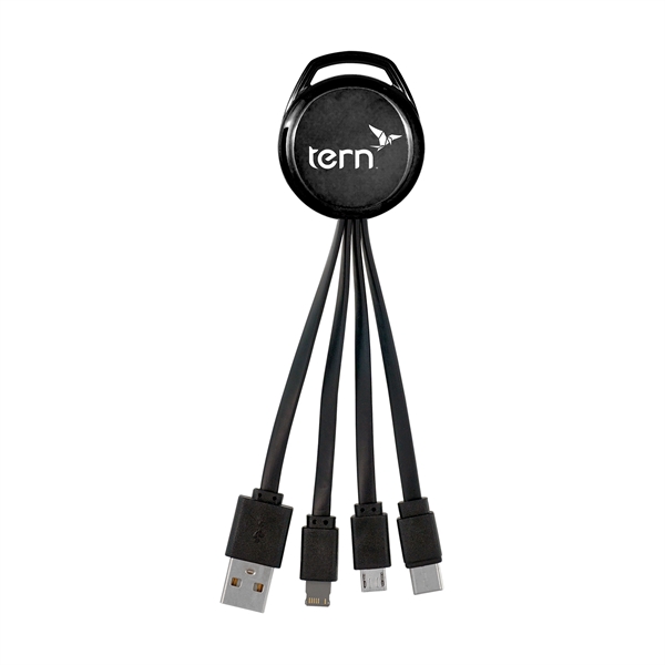 METALLIC VIVID 3-IN-1 CHARGING CABLE... from ASI 30208 A P Specialties / AP Specialties