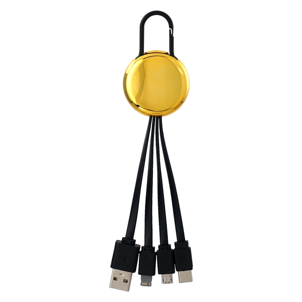 METALLIC EASY CLIP 3 IN 1 CHARGING CABLE... from ASI 30208 A P Specialties / AP Specialties