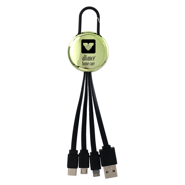 METALLIC EASY CLIP 3 IN 1 CHARGING CABLE... from ASI 30208 A P Specialties / AP Specialties